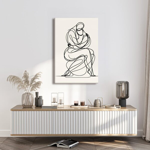 Quadro su tela – Linee astratte in quiete