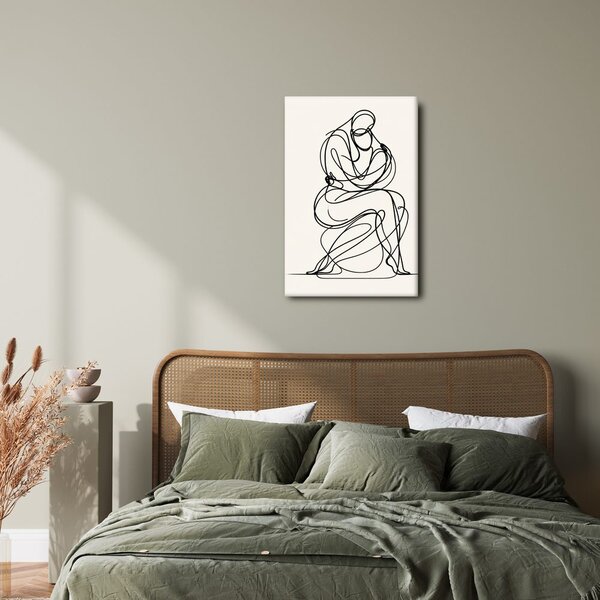 Quadro su tela – Linee astratte in quiete