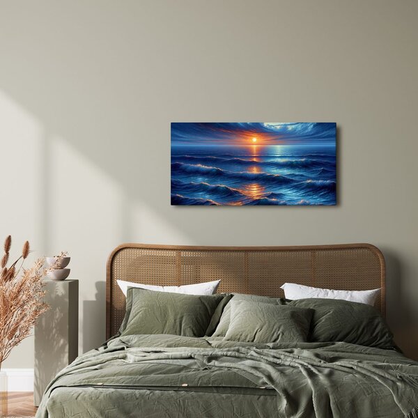 Quadro su tela – Cielo e mare drammatici