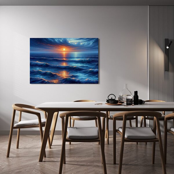 Quadro su tela – Tramonto sull'oceano