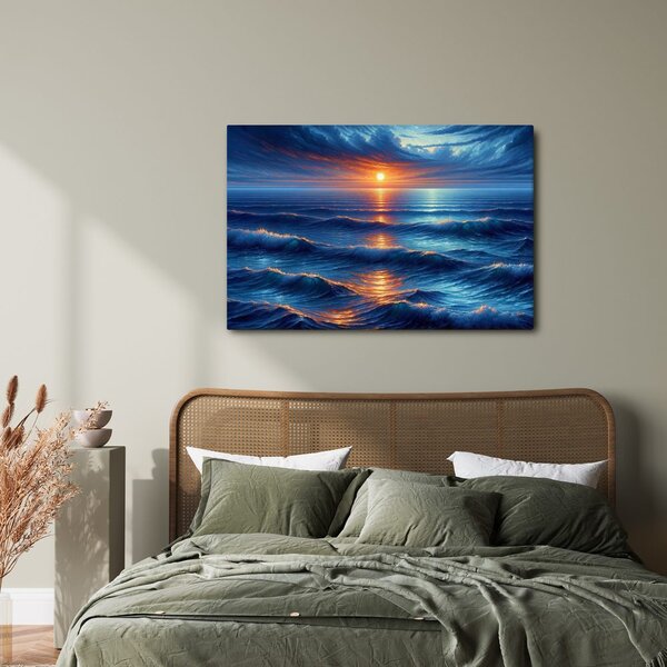 Quadro su tela – Tramonto sull'oceano