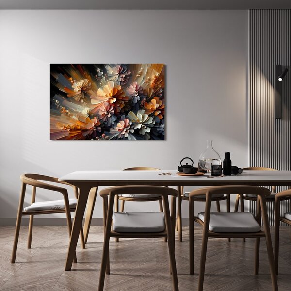 Quadro su tela – Armonia di colori in fiore