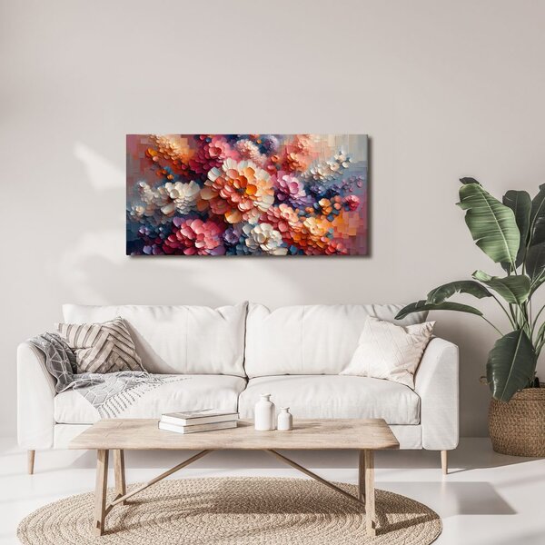 Quadro su tela – Colori vivaci dei fiori