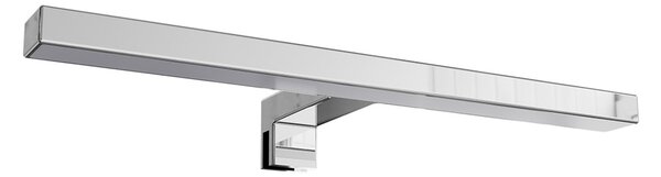 Lampada LED da Specchio 30cm Cromata 4W - Doppia Installazione Colore Bianco Caldo 3.000K