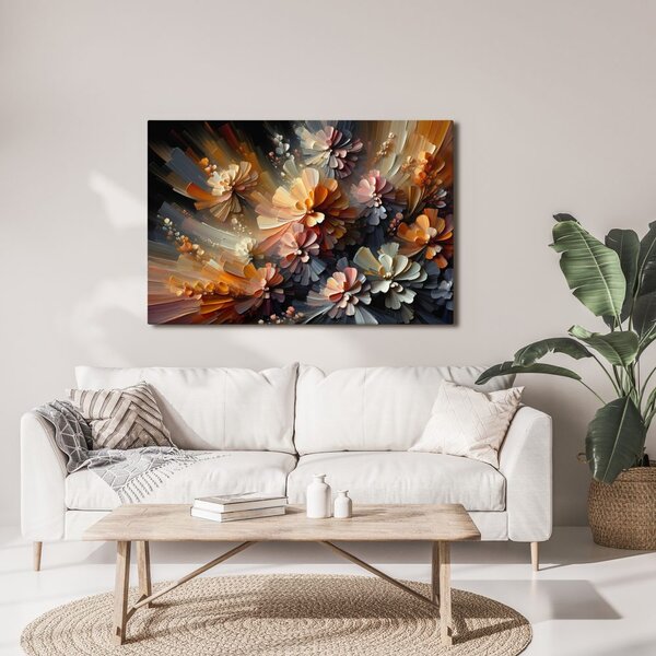 Quadro su tela – Armonia di colori in fiore