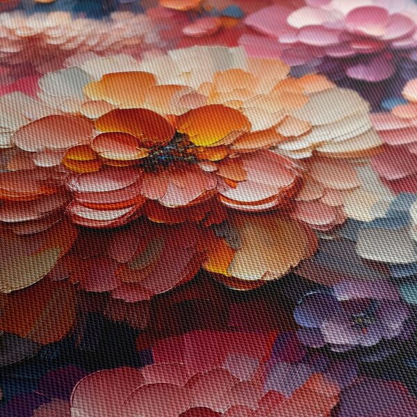 Quadro su tela – Armonia floreale multicolore