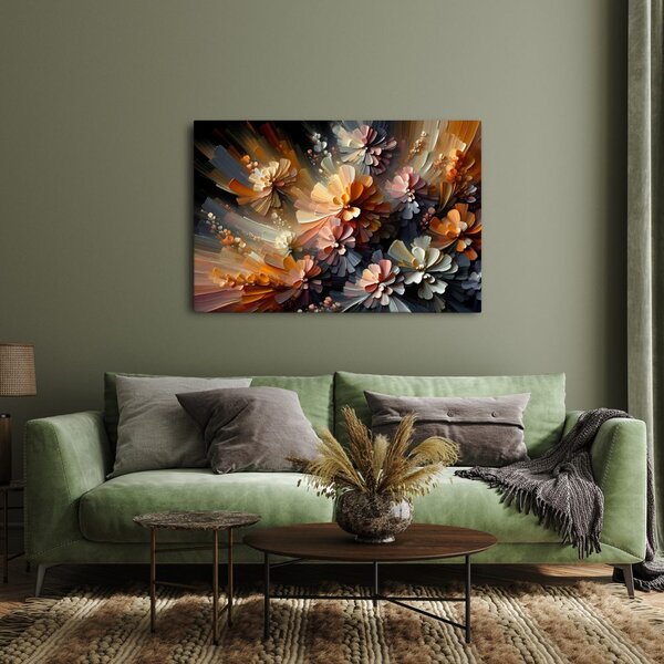 Quadro su tela – Armonia di colori in fiore