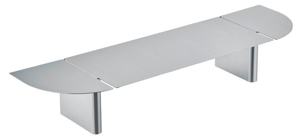 Mensola color argento opaco in acciaio inox 80 cm Oru – Blomus