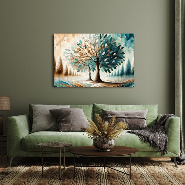 Quadro su tela – Albero della vita incantato