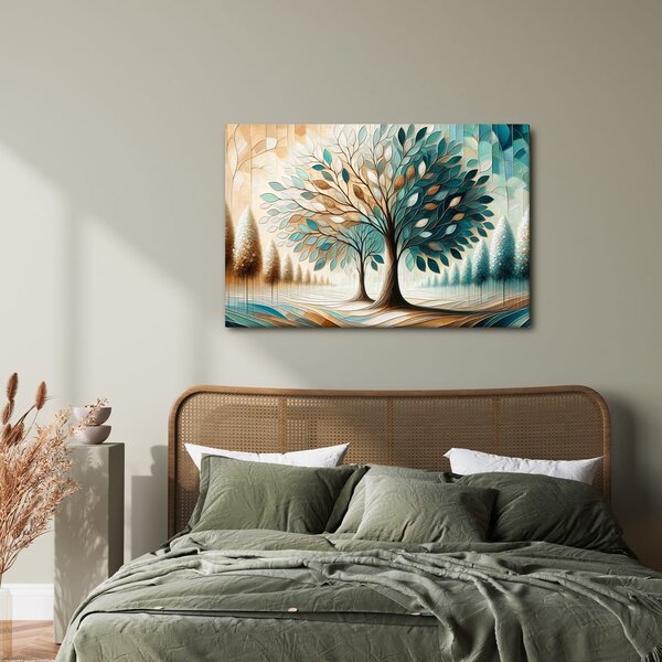 Quadro su tela – Albero della vita incantato