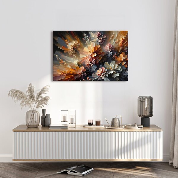 Quadro su tela – Armonia di colori in fiore