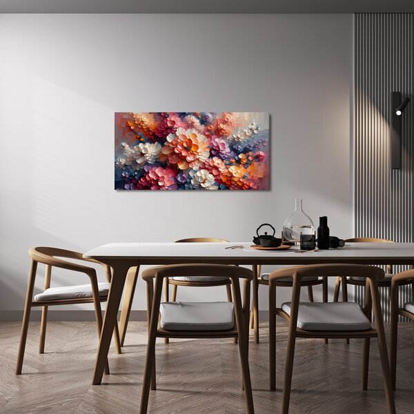 Quadro su tela – Colori vivaci dei fiori