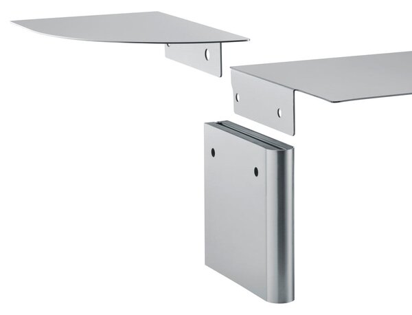 Mensola color argento opaco in acciaio inox 80 cm Oru – Blomus