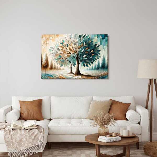 Quadro su tela – Albero della vita incantato