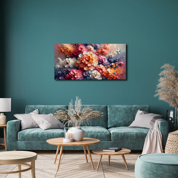Quadro su tela – Colori vivaci dei fiori
