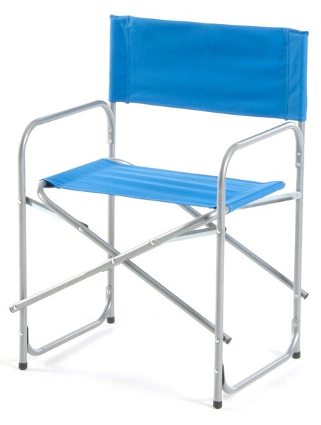 Sedia Pieghevole Regista 32x59x80 cm in Acciaio Regista Blu