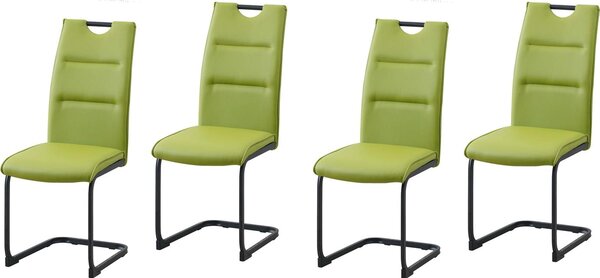 Set di 4 sedie a dondoloPoliuretanoverde DannyP HTI-Line