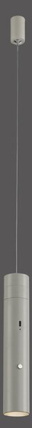JUST LIGHT - Lampada a sospensione LED, colore bianco caldo, dimmerabile, 3W, finitura greige, modello 18281-40