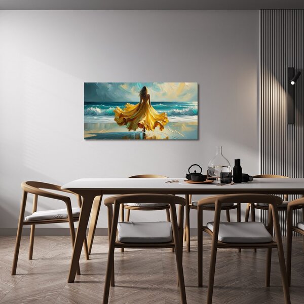 Quadro su tela – Tramonto e mare