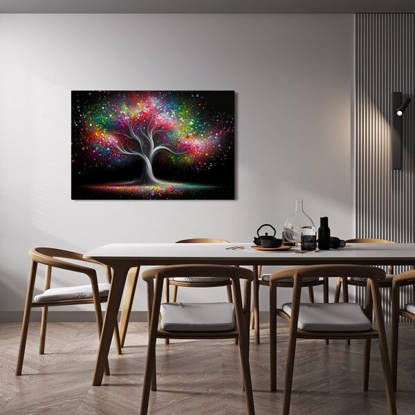 Quadro su tela – Magico albero della vita a colori