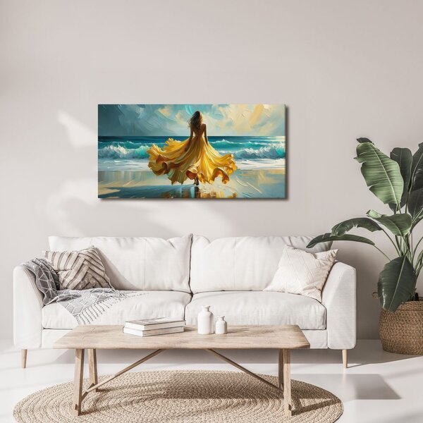 Quadro su tela – Tramonto e mare