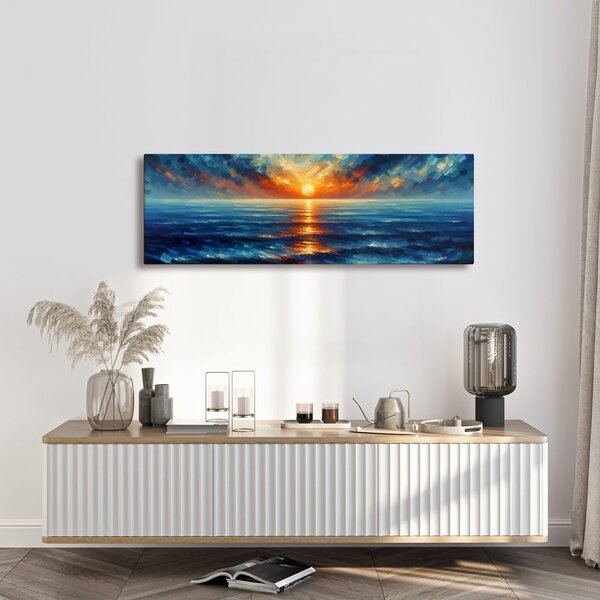 Quadro su tela – Cielo drammatico e onde