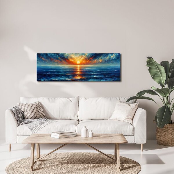 Quadro su tela – Cielo drammatico e onde