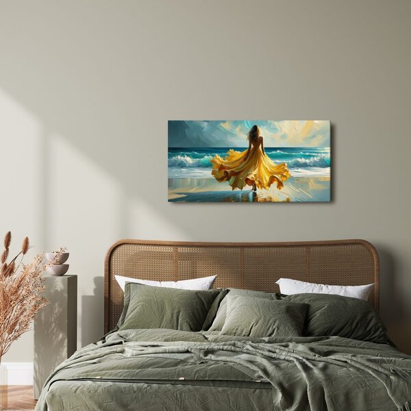 Quadro su tela – Tramonto e mare
