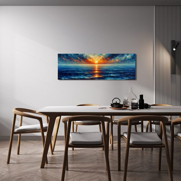 Quadro su tela – Cielo drammatico e onde