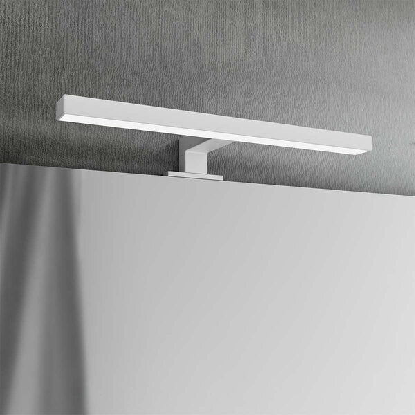 Lampada LED da Specchio 30cm Bianca 4W - Doppia Installazione Colore Bianco Caldo 3.000K