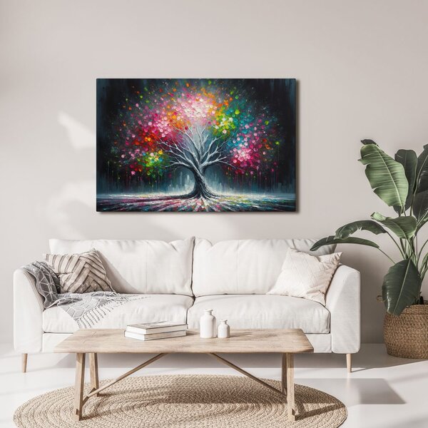 Quadro su tela – Albero della vita colorato