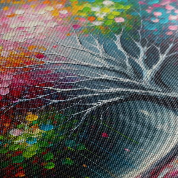 Quadro su tela – Albero della vita colorato