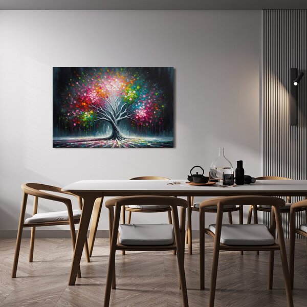 Quadro su tela – Albero della vita colorato