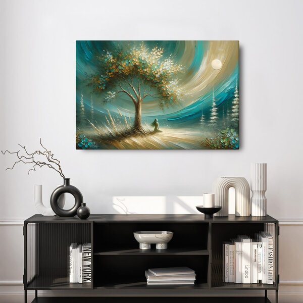 Quadro su tela – Pace sotto l'albero della vita