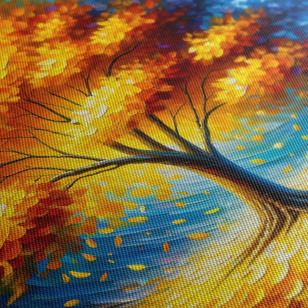 Quadro su tela – Albero della vita luminoso di notte