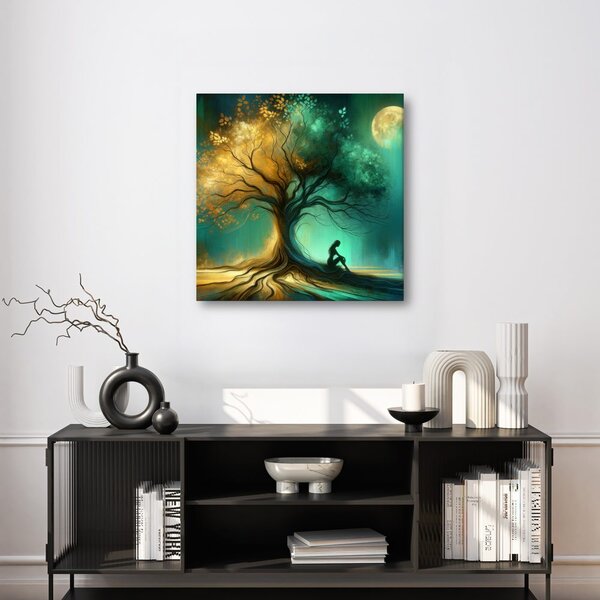 Quadro su tela – Notte serena sotto l'albero della vita