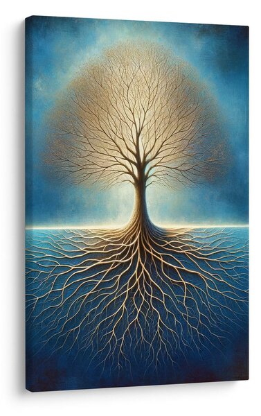 Quadro su tela – Albero della vita solitario