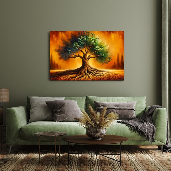 Quadro su tela – Albero della vita splendente