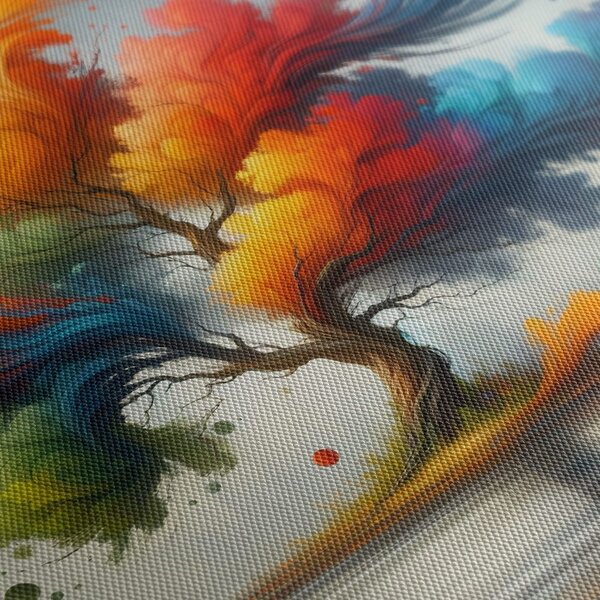 Quadro su tela – Albero della vita colorato in movimento