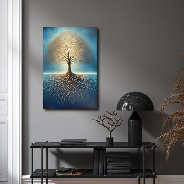 Quadro su tela – Albero della vita solitario