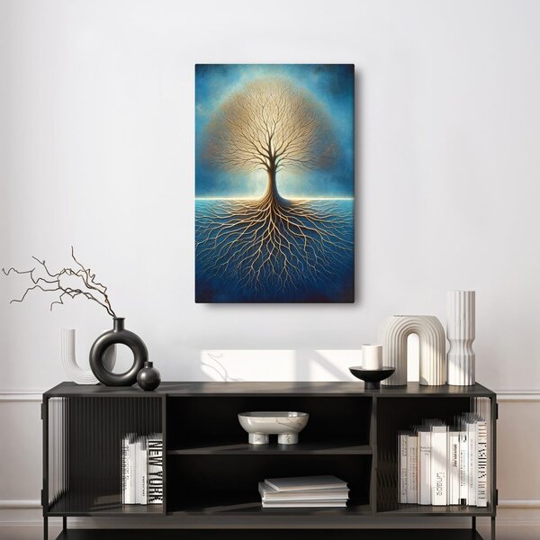 Quadro su tela – Albero della vita solitario