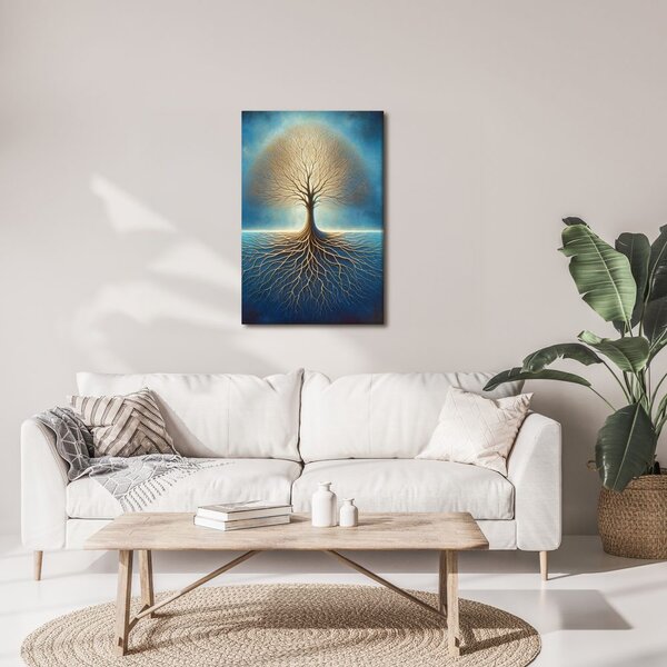 Quadro su tela – Albero della vita solitario