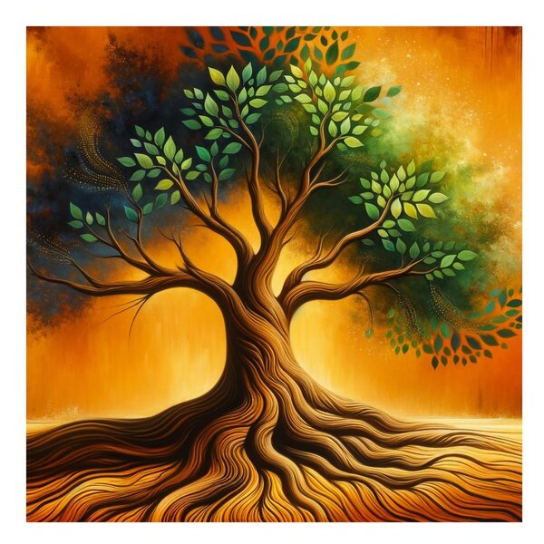 Quadro su tela – Magico albero della vita