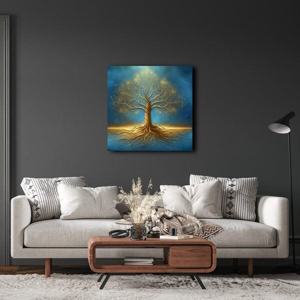 Quadro su tela – Albero della vita sotto le stelle