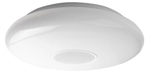MEGAMAN Plafoniera LED Matter Muse, bianca, RGBW, IP54, smart dimmerabile, Bianco / Opale, Soggiorno / Sala da pranzo, Plastica, Moderno, Plafoniere LED