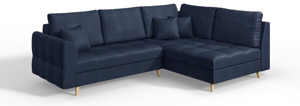 Divano angolare blu scuro (angolo destro) Ariella - Ropez