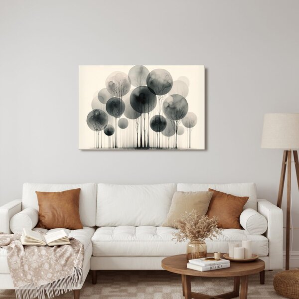 Quadro su tela – Albero della vita mistico nella nebbia