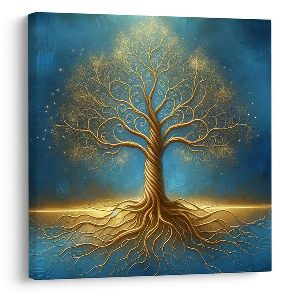 Quadro su tela – Albero della vita sotto le stelle
