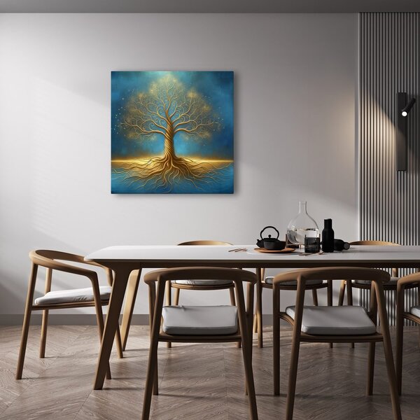 Quadro su tela – Albero della vita sotto le stelle
