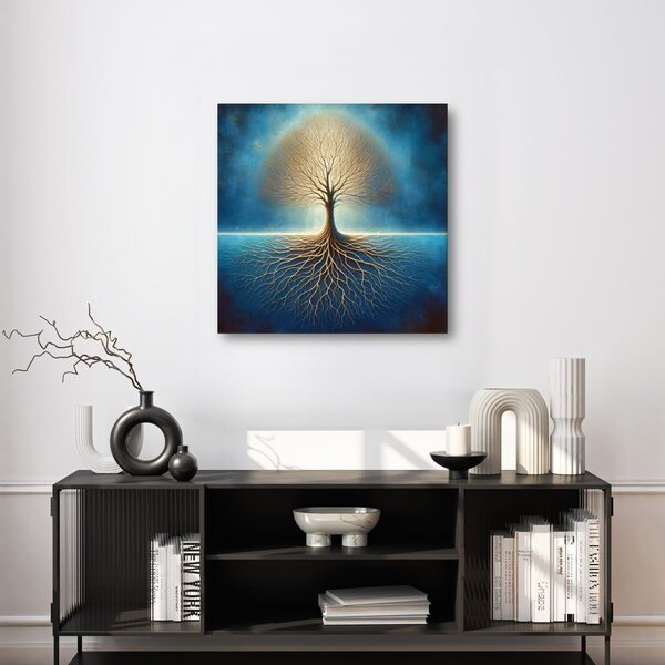 Quadro su tela – Radici dell'albero della vita